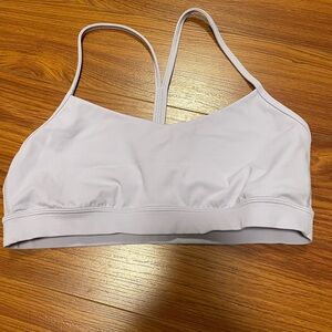 LULULEMON flow y bra light purple colour